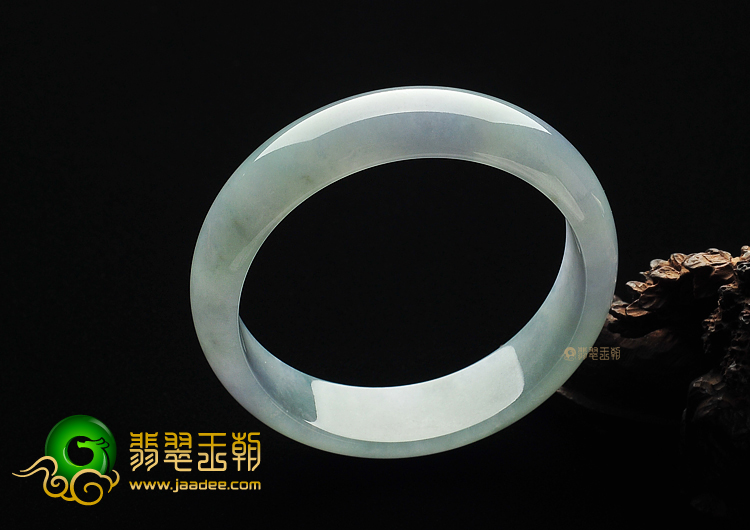 冰种晴水紫罗兰缅甸翡翠A货手镯(59.5mm)
