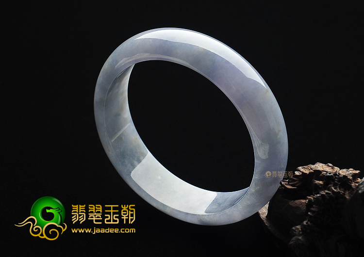 糯冰种紫罗兰缅甸翡翠A货手镯(58.7mm)