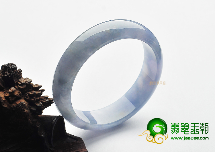 糯冰种紫罗兰缅甸翡翠A货手镯(58.7mm)