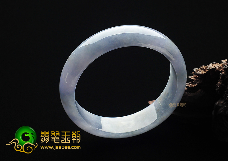 糯冰种紫罗兰缅甸翡翠A货手镯(58.7mm)