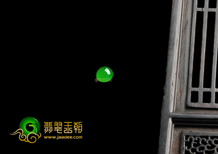 冰种阳绿缅甸翡翠A货戒面