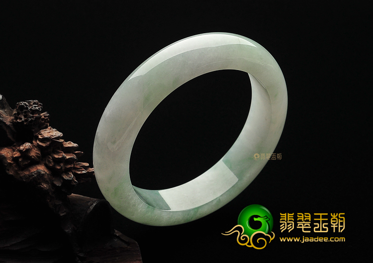 糯冰种晴水缅甸翡翠A货手镯(57.7mm)