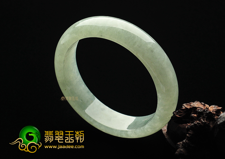 冰种晴水缅甸翡翠A货手镯(57.9mm)