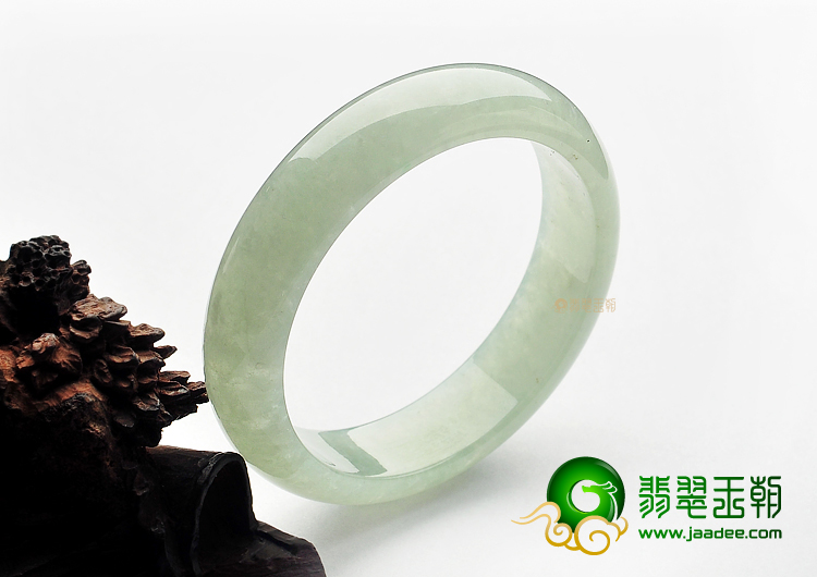 冰种晴水缅甸翡翠A货手镯(57.9mm)