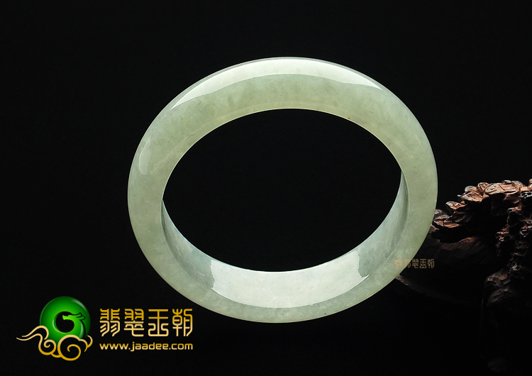 冰种晴水缅甸翡翠A货手镯(57.9mm)