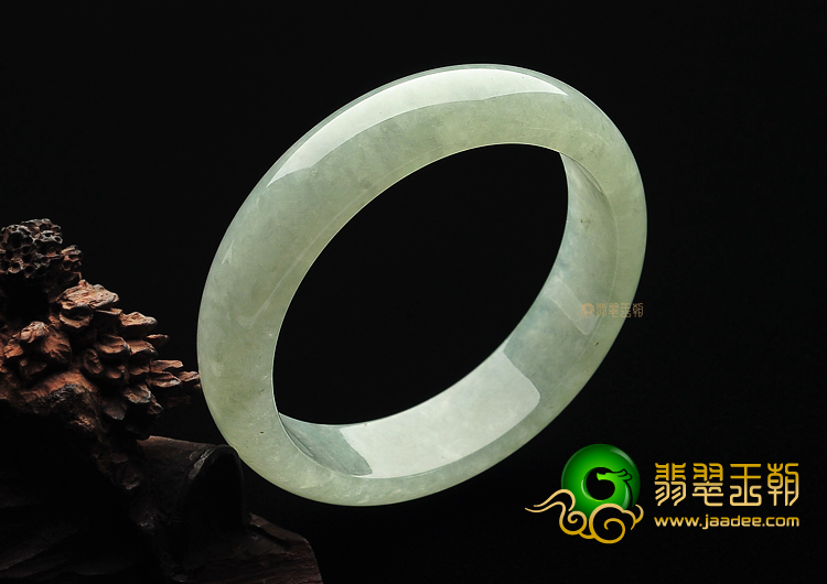 冰种晴水缅甸翡翠A货手镯(57.9mm)