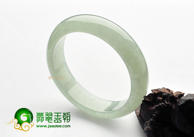 冰种晴水缅甸翡翠A货手镯(57.9mm)