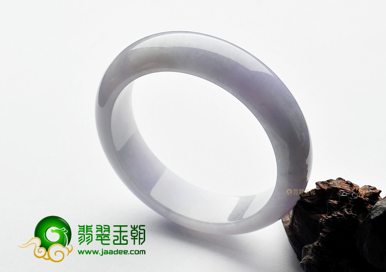 糯冰种紫罗兰缅甸翡翠A货手镯(58.2mm)