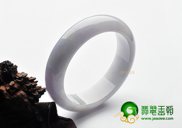 糯冰种紫罗兰缅甸翡翠A货手镯(58.2mm)