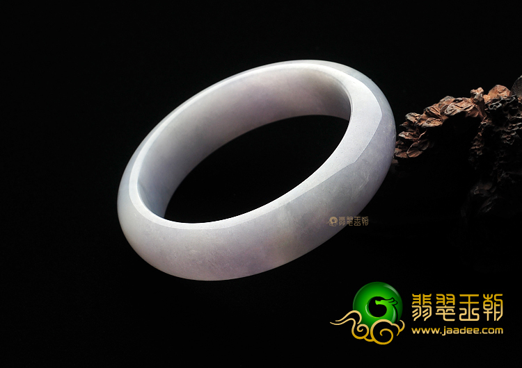 糯冰种紫罗兰缅甸翡翠A货手镯(58.2mm)