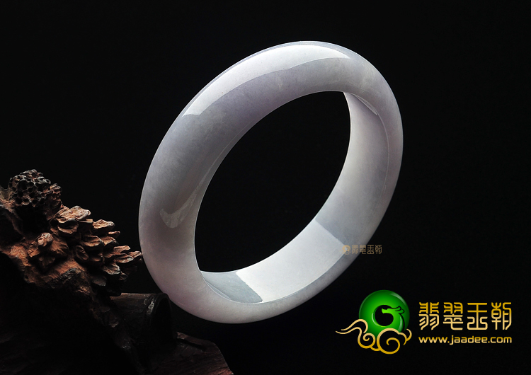 糯冰种紫罗兰缅甸翡翠A货手镯(58.2mm)