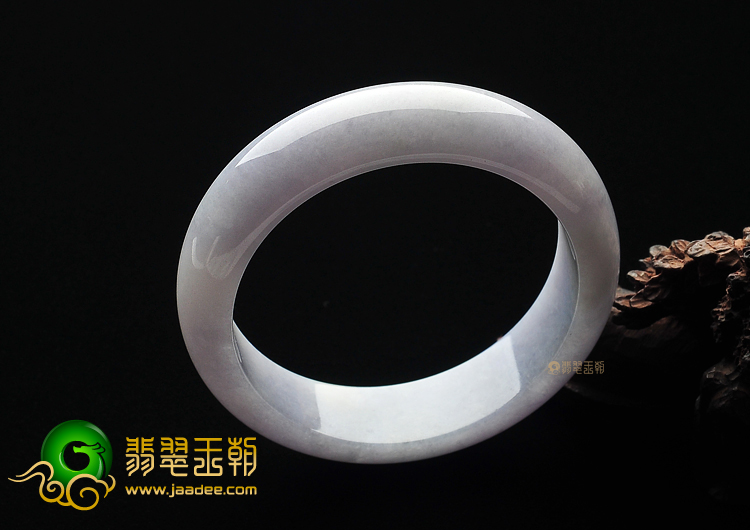 糯冰种紫罗兰缅甸翡翠A货手镯(58.2mm)