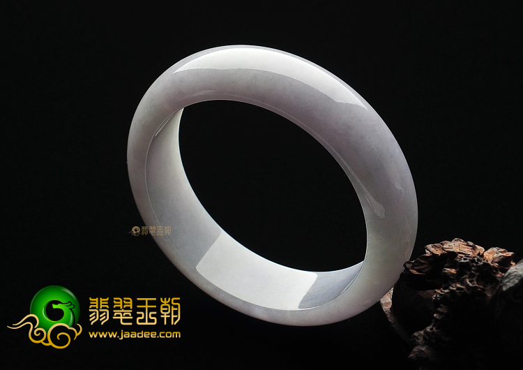 糯冰种紫罗兰缅甸翡翠A货手镯(58mm)