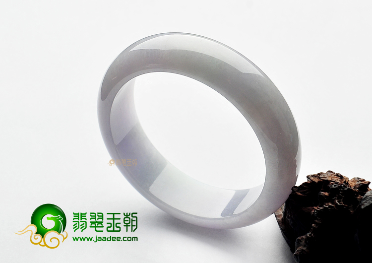 糯冰种紫罗兰缅甸翡翠A货手镯(58mm)