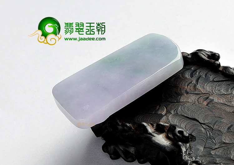 糯冰种春带彩缅甸翡翠A货观音挂件