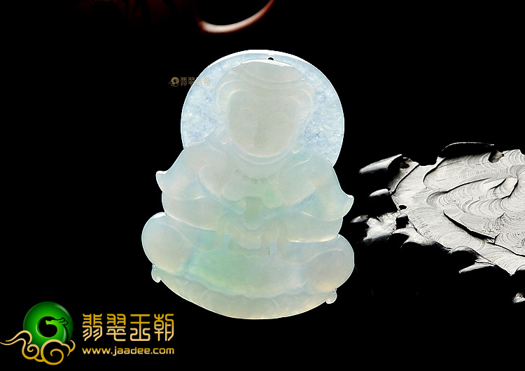 冰种晴水观音挂件