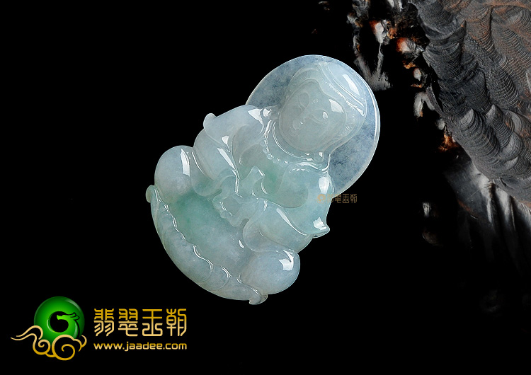 冰种晴水观音挂件