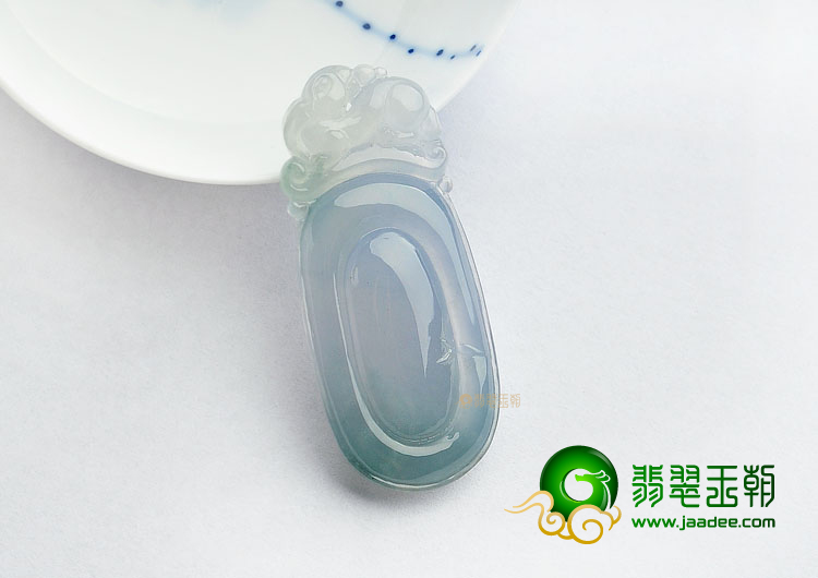 (超值推荐)冰种略飘花福在眼前挂件