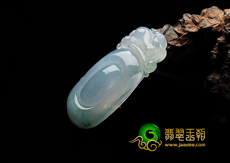 (超值推荐)冰种略飘花福在眼前挂件