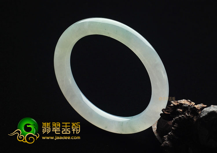 冰种晴水圆条手镯(55.6mm)