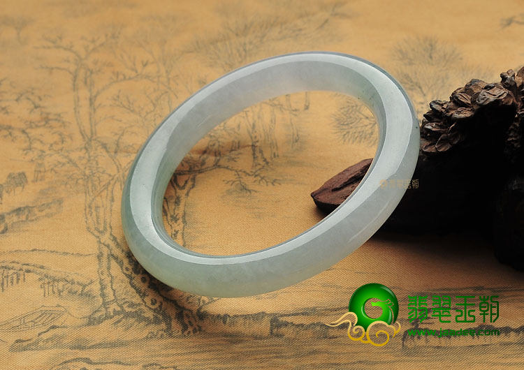 冰种晴水圆条手镯(55.6mm)