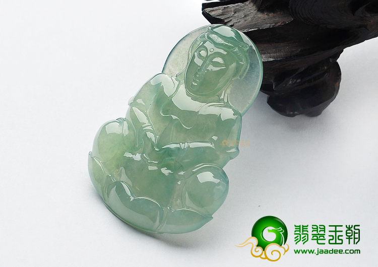 冰种晴水观音挂件