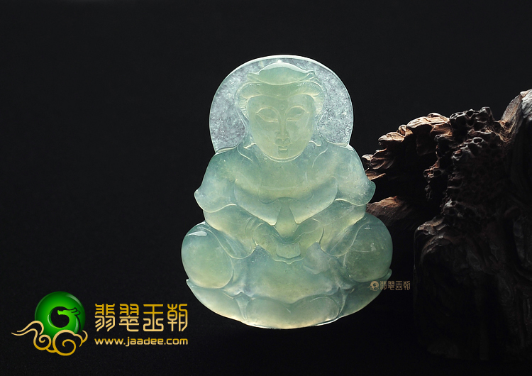 冰种晴水观音挂件