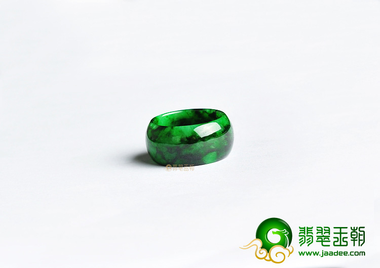 糯冰种癣加绿指环