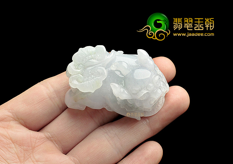 糯冰种晴水貔貅挂件