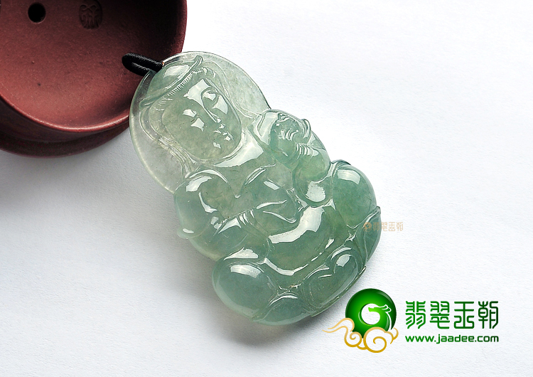 冰种晴水观音挂件