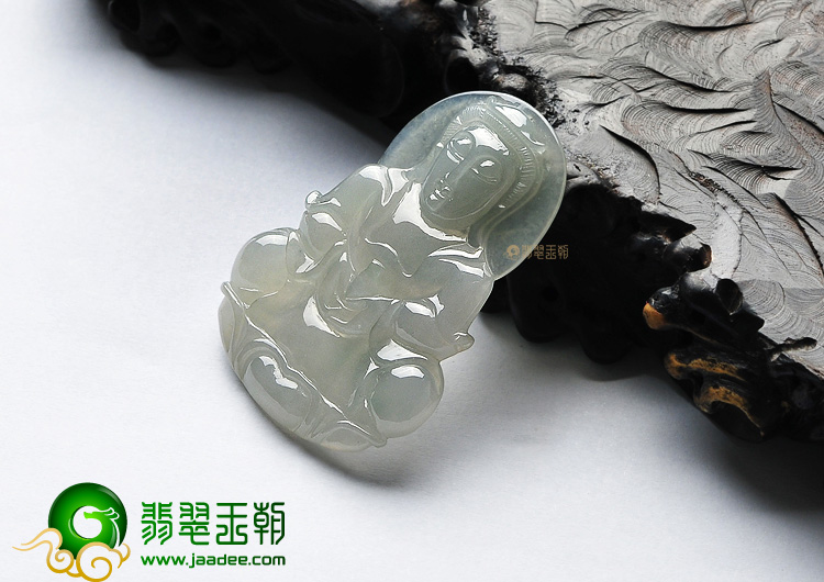 冰种晴水观音挂件