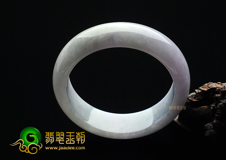 糯冰种晴水紫罗兰手镯(57.4mm)
