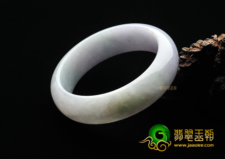 糯冰种晴水紫罗兰手镯(57.4mm)