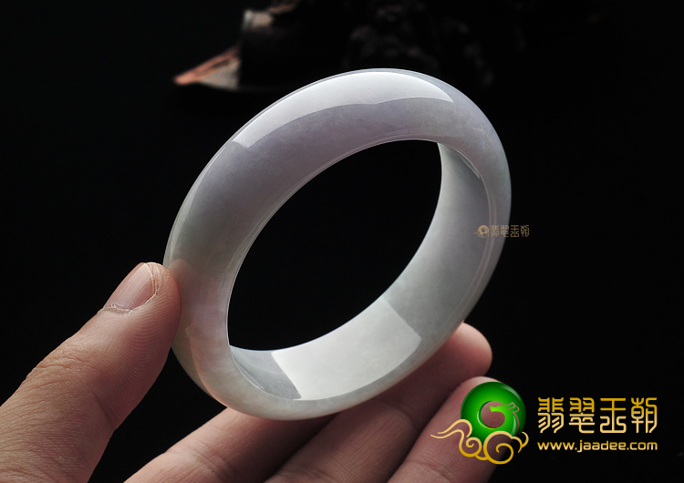 糯冰种晴水紫罗兰手镯(57.4mm)