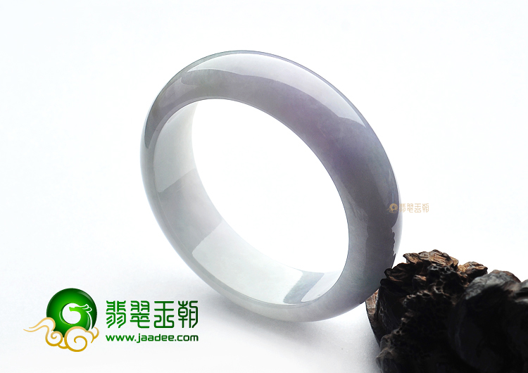 糯冰种晴水紫罗兰手镯(57.4mm)