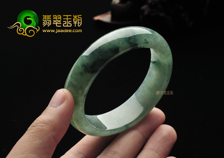 糯冰种飘花手镯(57.9mm)