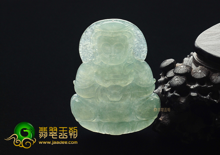 冰种晴水观音挂件