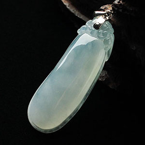 冰种淡晴水福瓜挂件