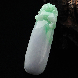 糯冰种春带彩福瓜挂件