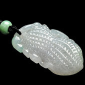 糯冰种略飘花生意兴隆挂件
