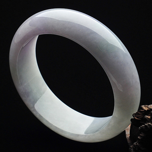 糯冰种晴水紫罗兰手镯(57.4mm)