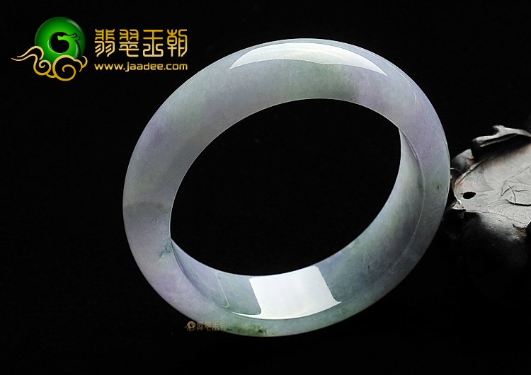 糯冰种晴水紫罗兰手镯(55.5mm)