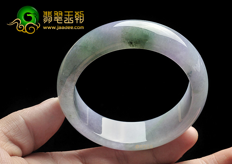 糯冰种晴水紫罗兰手镯(55.5mm)