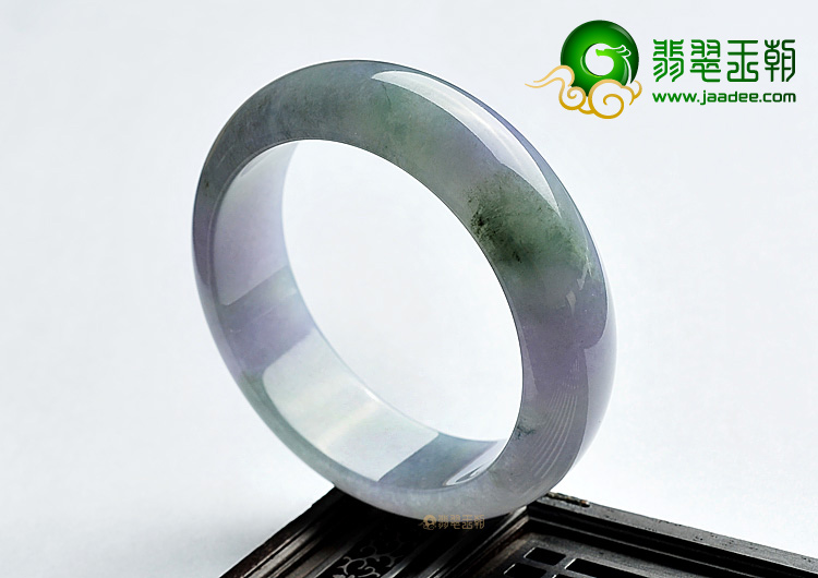 糯冰种晴水紫罗兰手镯(55.5mm)