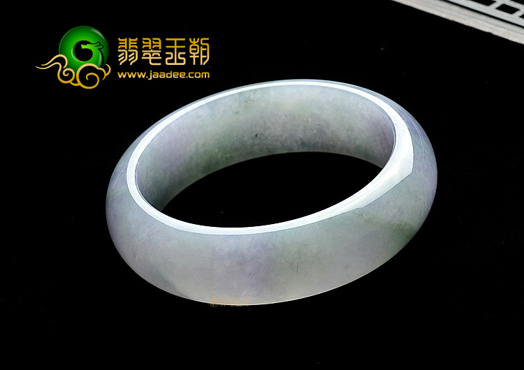糯冰种晴水紫罗兰手镯(55.5mm)