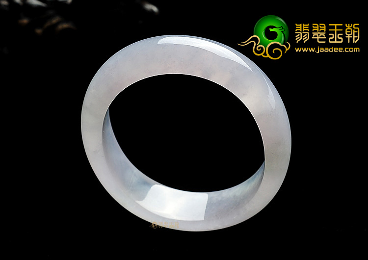 冰种淡紫罗兰贵妃镯(57.8mm-50.5mm)