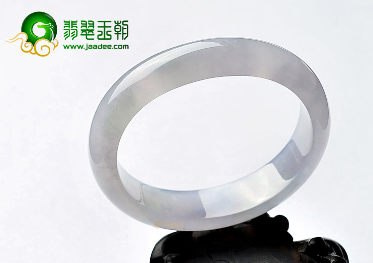 冰种淡紫罗兰贵妃镯(57.8mm-50.5mm)