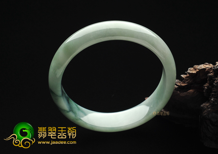 糯冰种飘花手镯(56.8mm)
