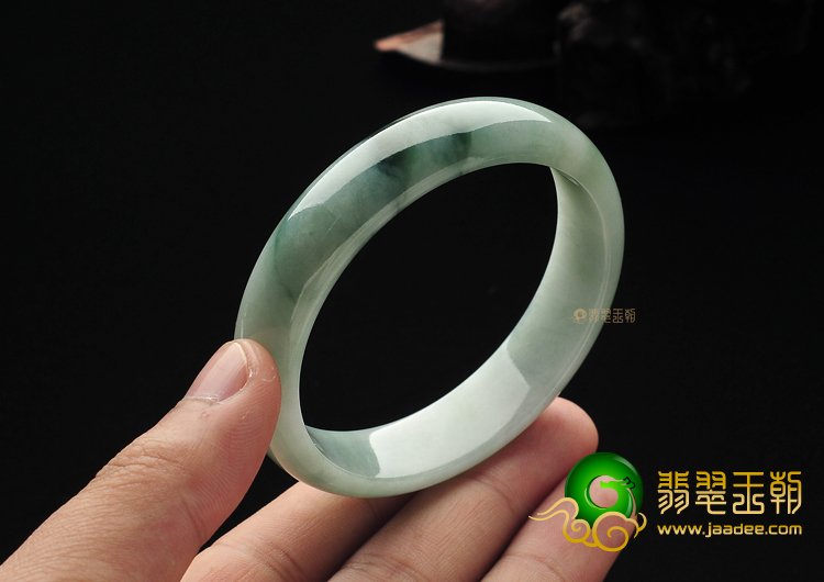 糯冰种飘花手镯(56.8mm)
