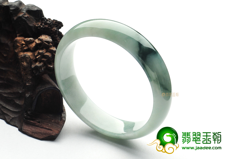 糯冰种飘花手镯(56.8mm)
